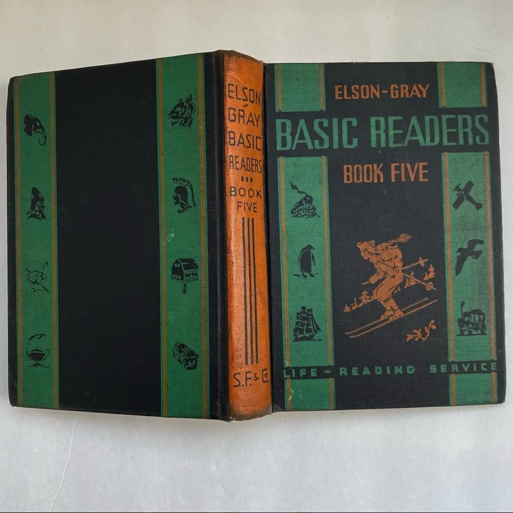 Vintage Basic Readers Book Five 1931 Elson-Gray Primer